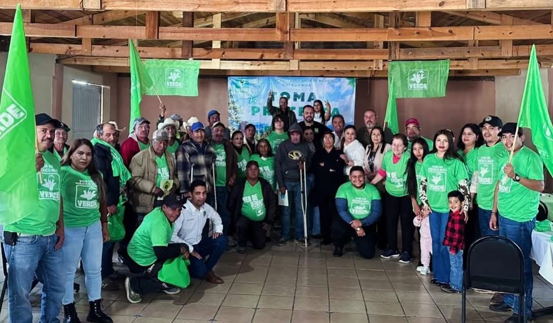 Toma protesta nuevo Comité Municipal del Verde en Bocoyna