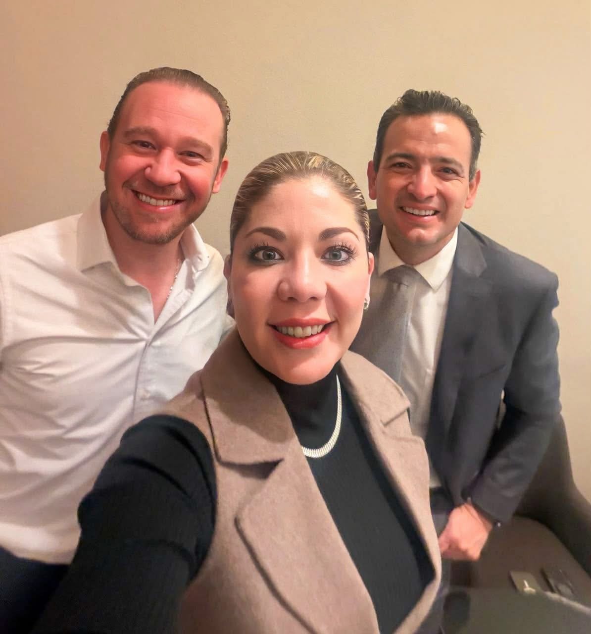 Marco y Daniela en reunión con Taboada-Más puesto que un calcetín-Bomba de tiempo-Encuentro nacional de Afiliación y MT