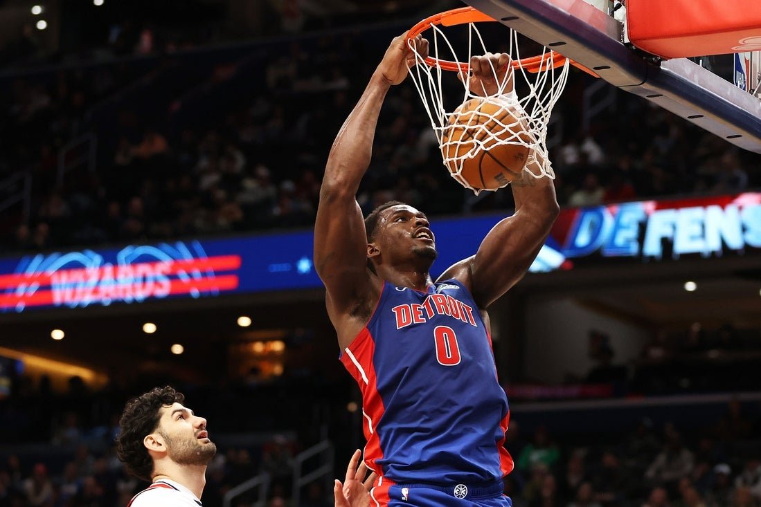 Jalen Duren acepta un contrato de 5 años y 200 millones de dólares con Pistons