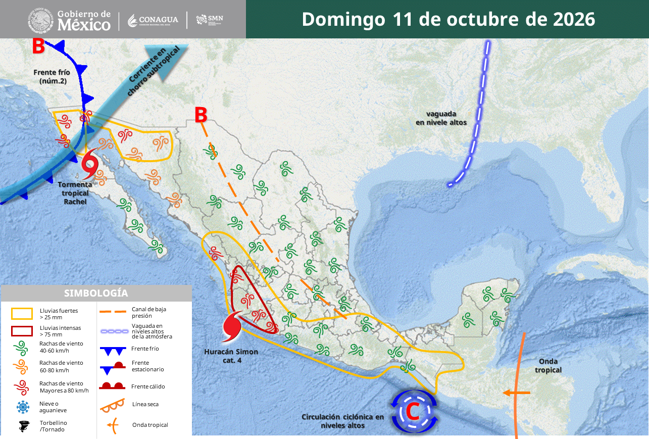Ingresa frente frío 2 a la entidad, máxima de 32°C para Chihuahua y Juárez