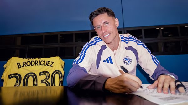 América blinda a Brian Rodríguez, el uruguayo renovó con las Águilas hasta 2030