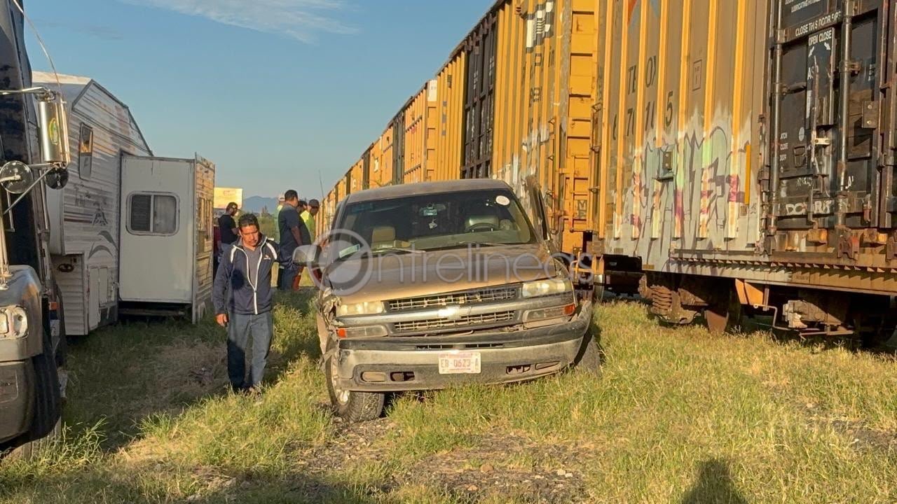 Intenta ganarle el paso al tren y es arrastrado 12 metros en la Cerro de la Cruz
