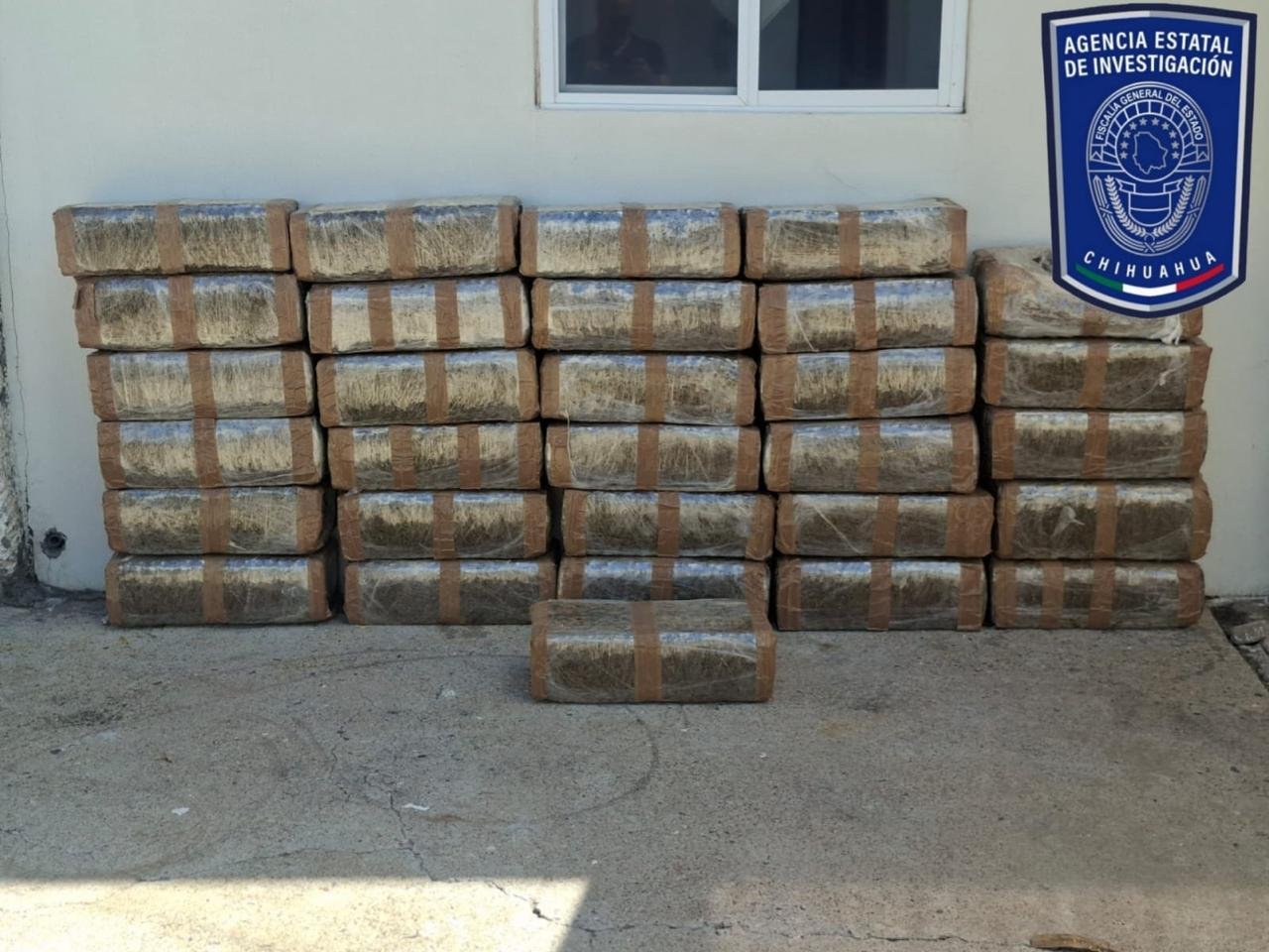 Asegura AEI 160 kilogramos de mariguana en Guadalupe y Calvo