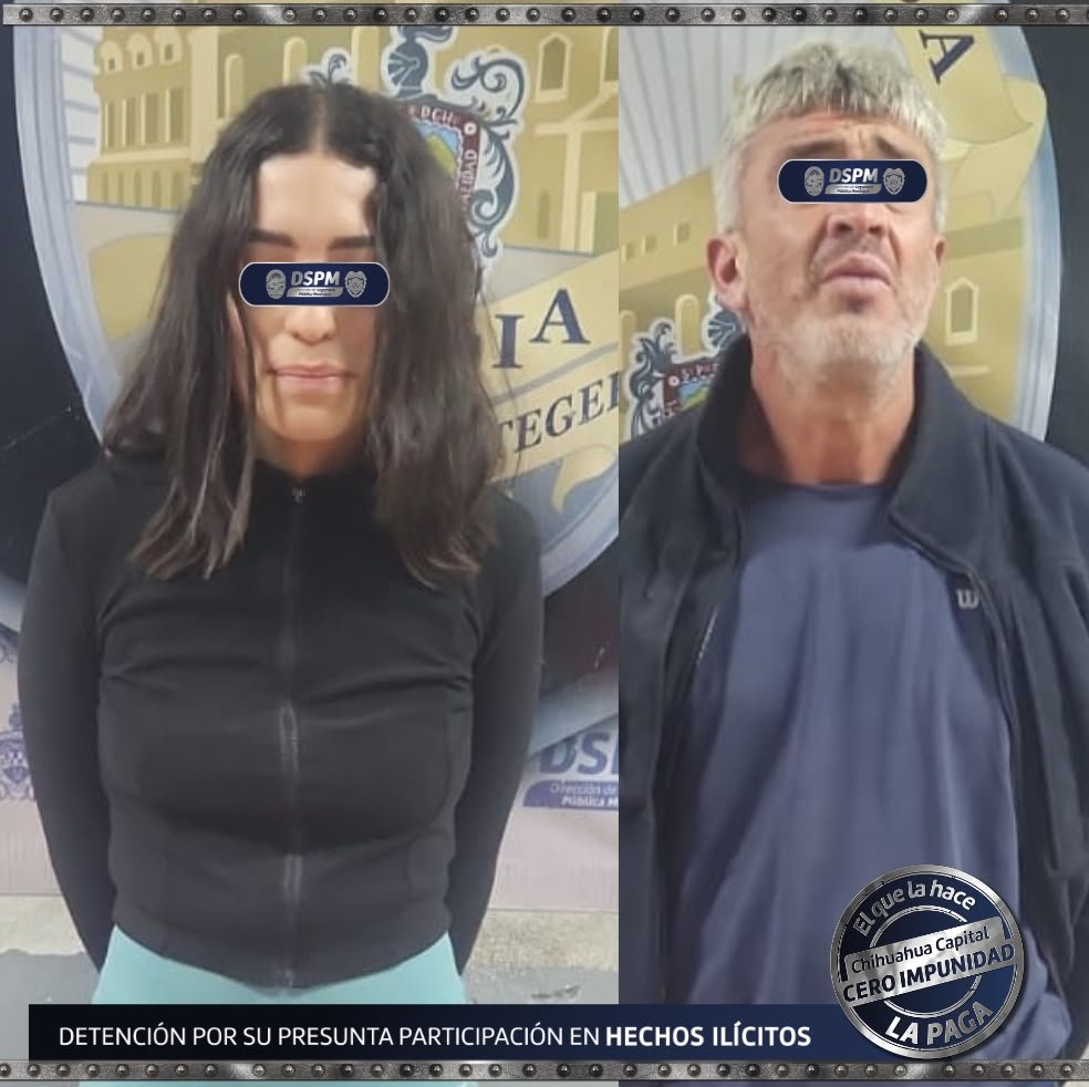 Detienen policías municipales a dos personas por presuntos delitos contra la salud en el Centro