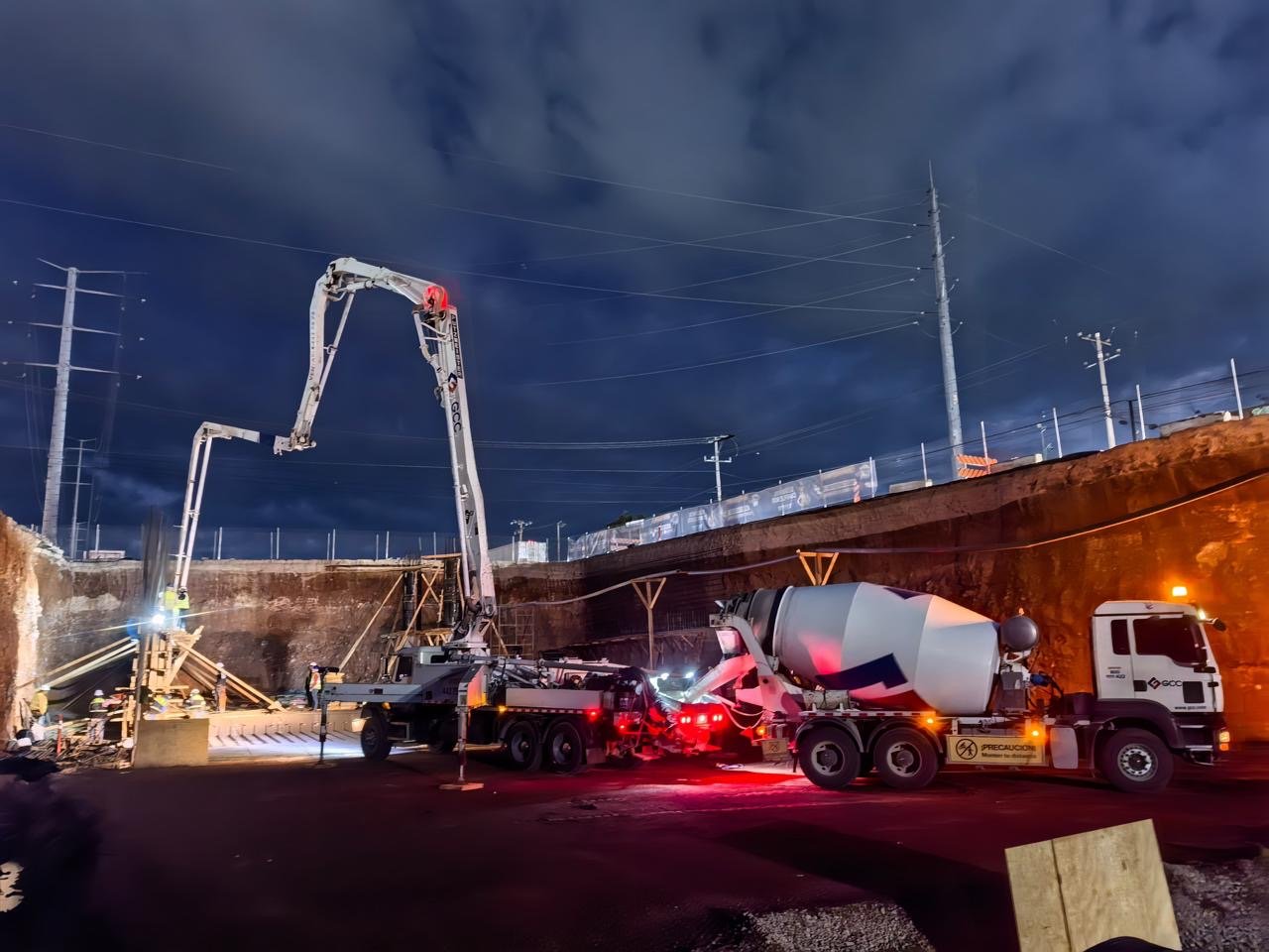 Realiza SCOP colados de cimentación en el paso inferior Los Arcos